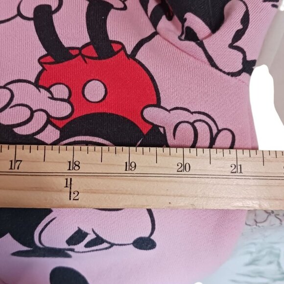 Disney 100 Pink Mickey Mouse Sweatshirt Pink/blk/redMedium - Picture 6 of 12